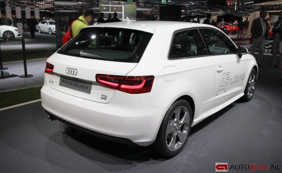 Audi A3 ultra in Gletscherweiß