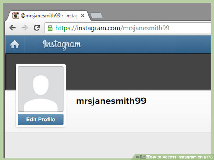 Image titled Access Instagram on a PC Step 18