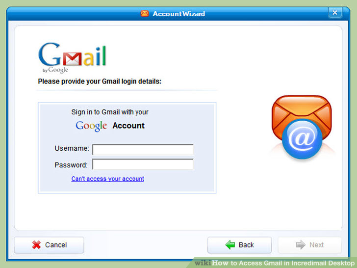 Image titled Access Gmail in Incredimail Desktop Step 10