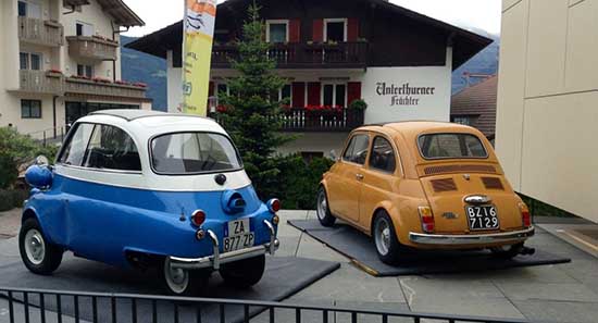 BMW Isetta en Fiat 500