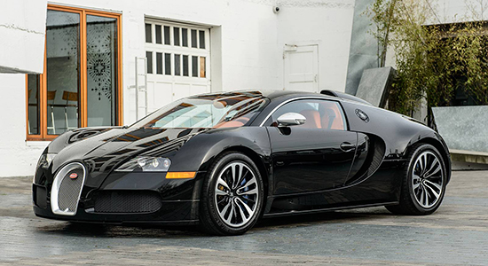 De Bugatti Veyron Sang Noir van Drake