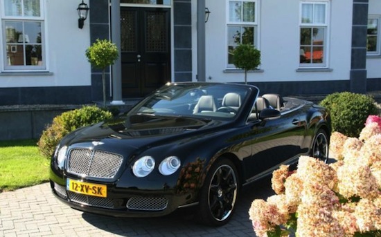 Gordons Bentley Continental GTC staat wéér te koop