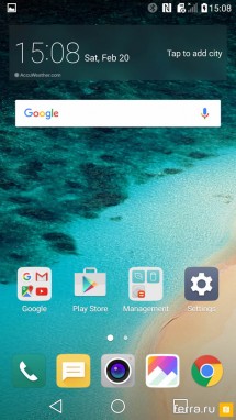 Интерфейс Android 6.0 в LG G5