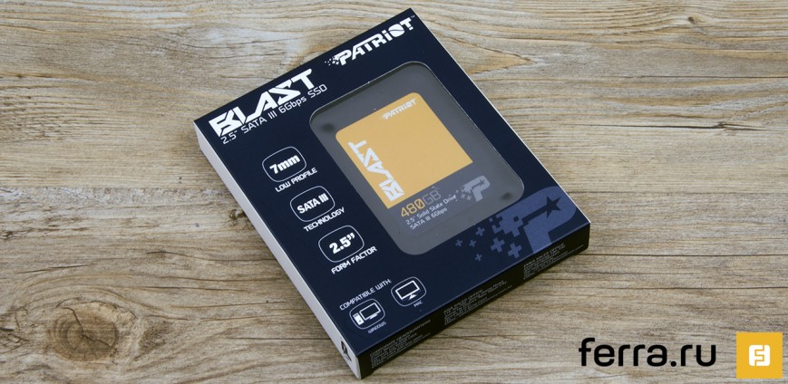 Упаковка Patriot Blast PBT480GS25SSDR