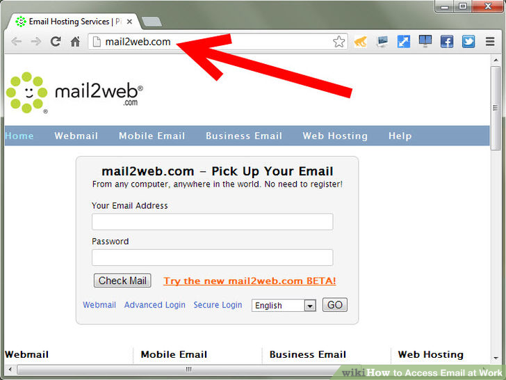 Image titled Access Email at Work Step 2