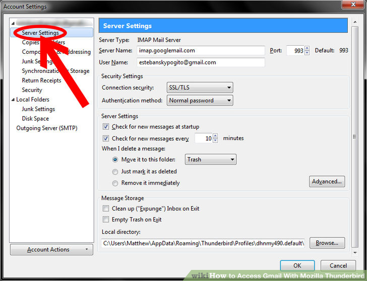Image titled Access Gmail With Mozilla Thunderbird Step 7