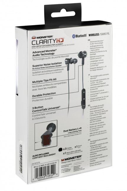 Коробка Monster Clarity HD Wireless