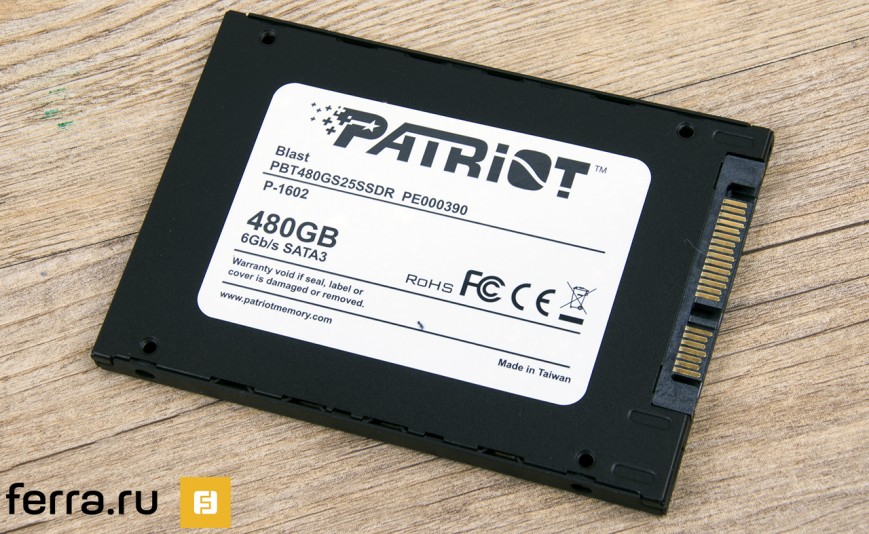 Patriot Blast PBT480GS25SSDR