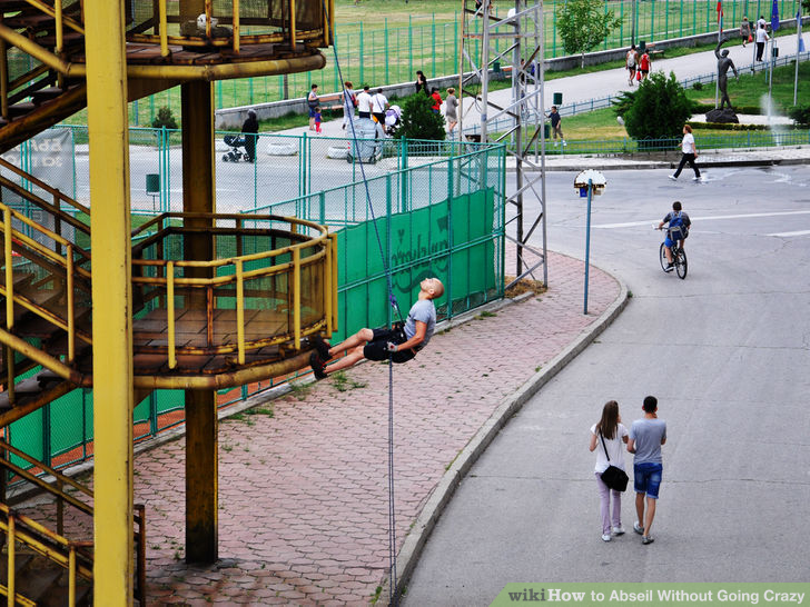 Image titled Abseil Without Going Crazy Step 2