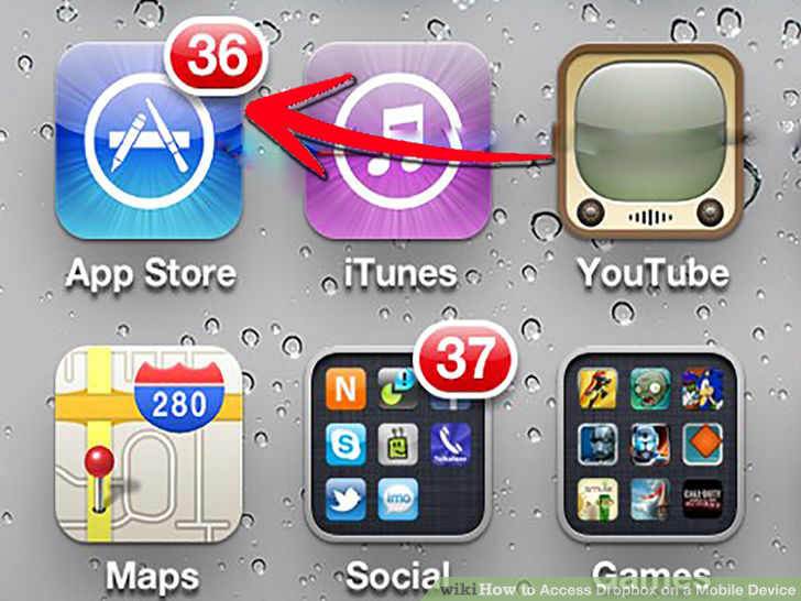 Image titled Access Dropbox on a Mobile Device Step 2