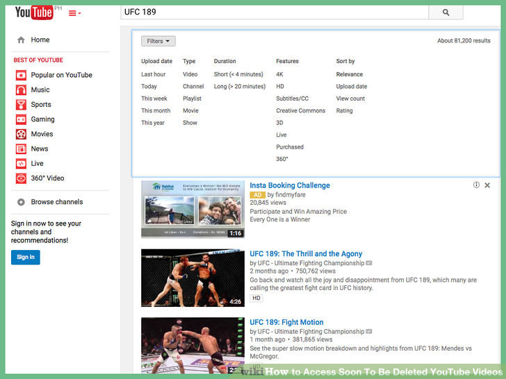 Image titled Access Soon To Be Deleted YouTube Videos Step 11