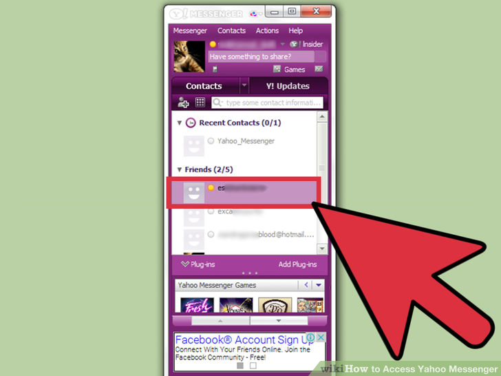 Image titled Access Yahoo Messenger Step 11