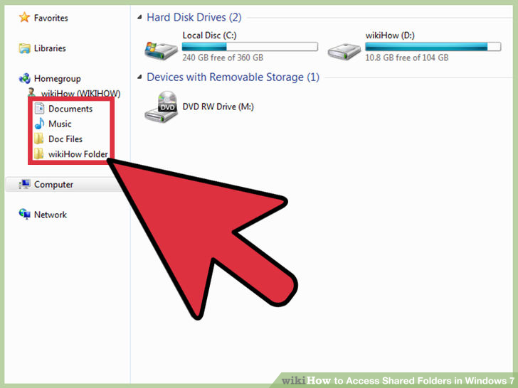 Image titled Access Shared Folders in Windows 7 Step 15