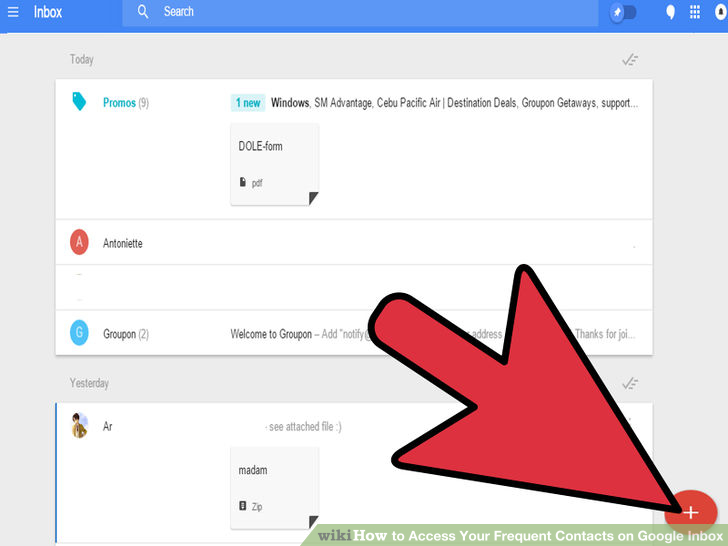 Image titled Access Your Frequent Contacts on Google Inbox Step 8