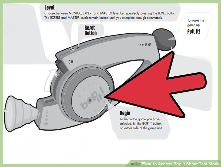 Image titled Access Bop It Shout Test Mode Step 2