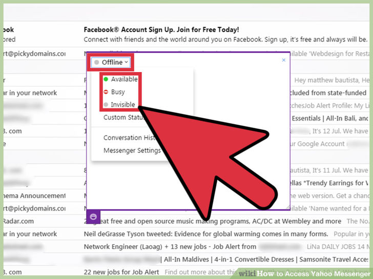 Image titled Access Yahoo Messenger Step 4