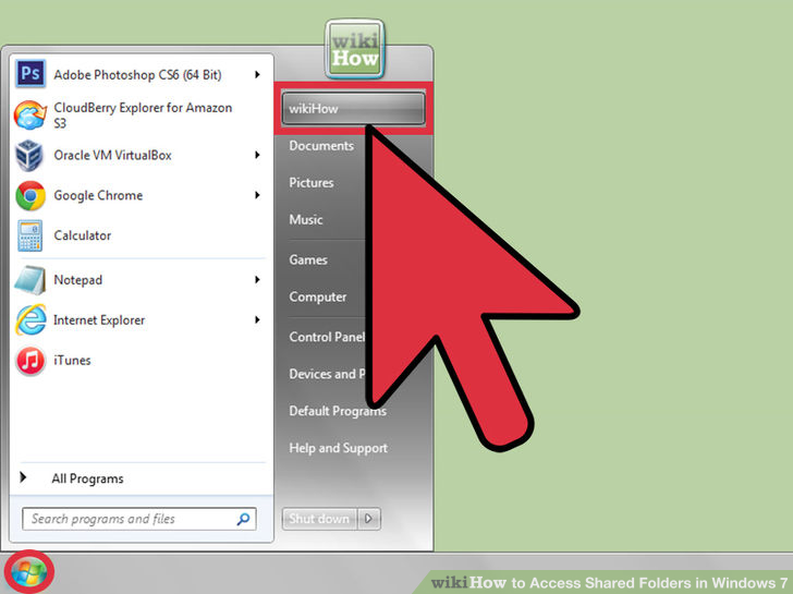 Image titled Access Shared Folders in Windows 7 Step 13