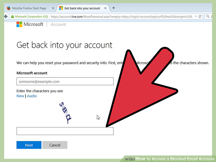 Image titled Access a Blocked Email Account Step 8