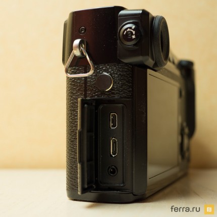 Левый торец корпуса Fujifilm X-Pro2