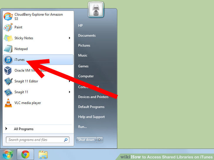 Image titled Access Shared Libraries on iTunes Step 12