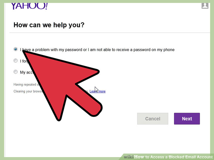 Image titled Access a Blocked Email Account Step 2