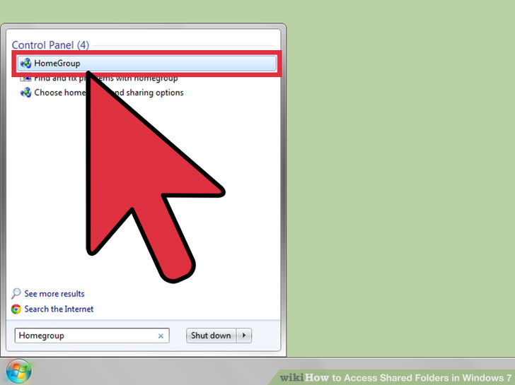 Image titled Access Shared Folders in Windows 7 Step 3