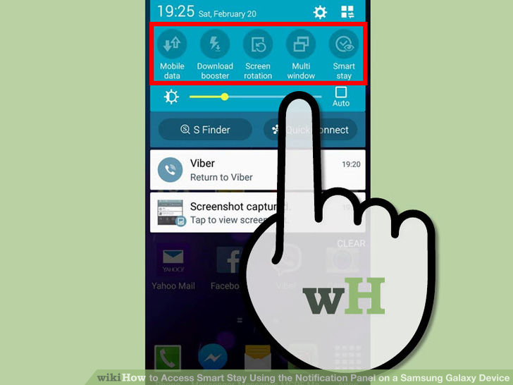 Image titled Access Smart Stay Using the Notification Panel on a Samsung Galaxy Device Step 3