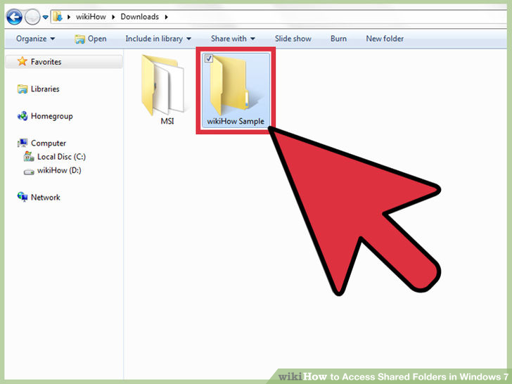 Image titled Access Shared Folders in Windows 7 Step 5