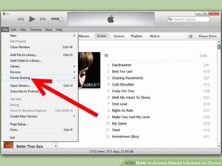 Image titled Access Shared Libraries on iTunes Step 11