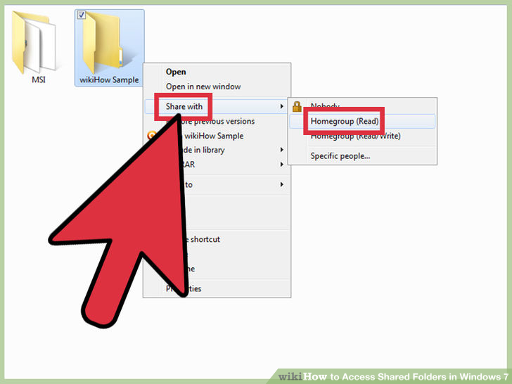 Image titled Access Shared Folders in Windows 7 Step 6
