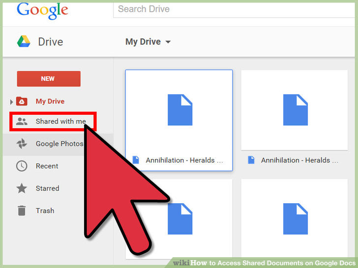 Image titled Access Shared Documents on Google Docs Step 10