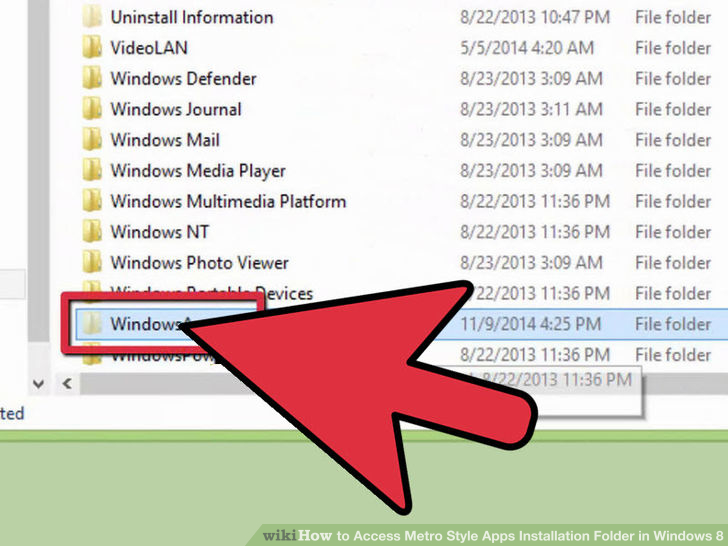 Image titled Access Metro Style Apps Installation Folder in Windows 8 Step 14