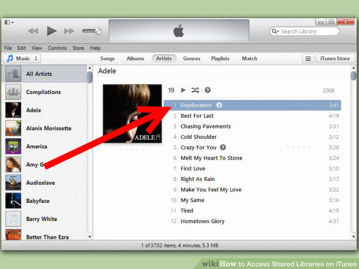 Image titled Access Shared Libraries on iTunes Step 8