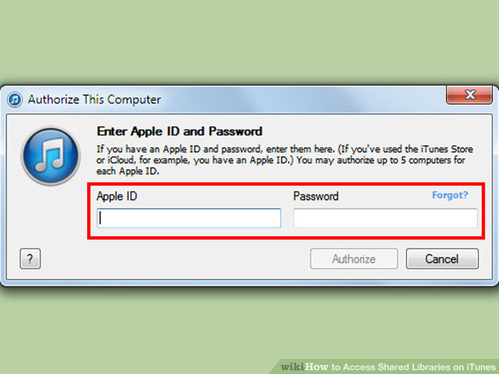 Image titled Access Shared Libraries on iTunes Step 15