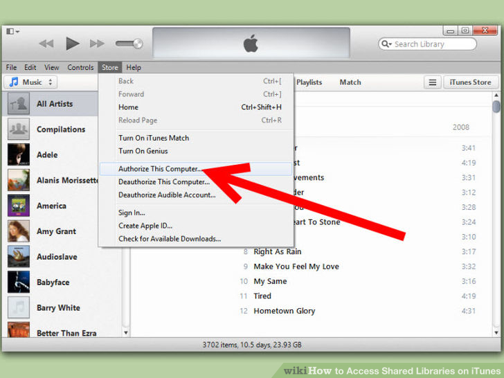 Image titled Access Shared Libraries on iTunes Step 14