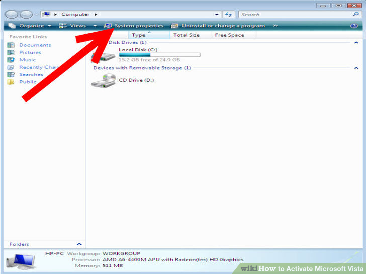 Image titled Activate Microsoft Vista Step 2