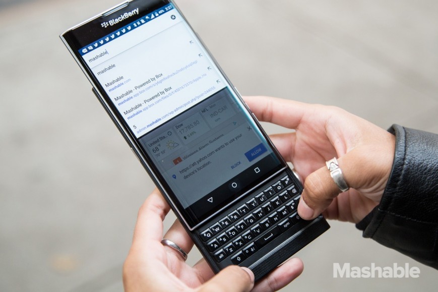 BlackBerry Priv — первый смартфон компании на базе Android (2015 год)