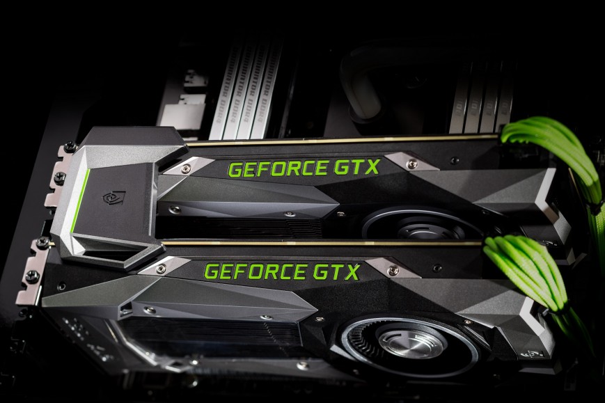 SLI-массив NVIDIA GeForce GTX 1080 Founders Edition