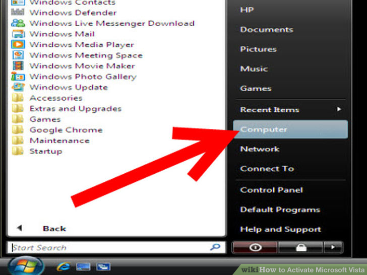 Image titled Activate Microsoft Vista Step 1