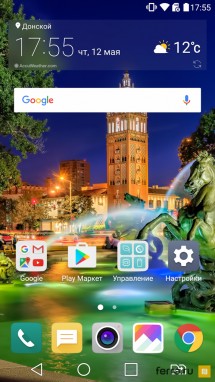 Интерфейс Android 6.0 в LG G5 SE