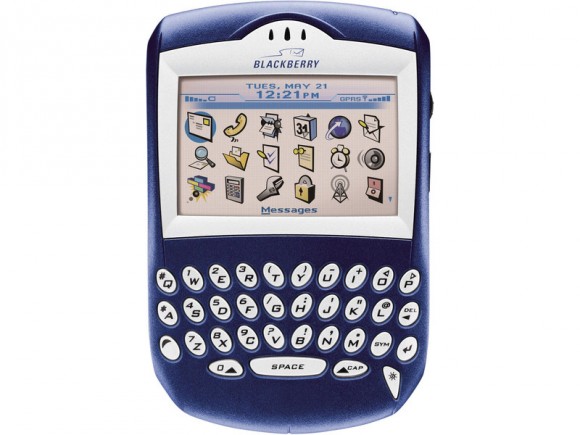 BlackBerry 7210 — первый BlackBerry с цветным дисплеем (2004 год)