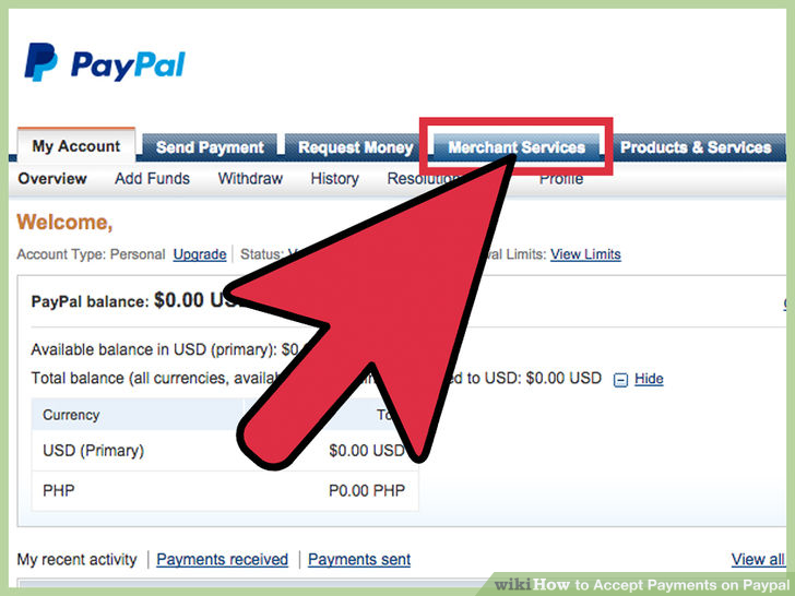 Image titled Accept Payments on Paypal Step 5