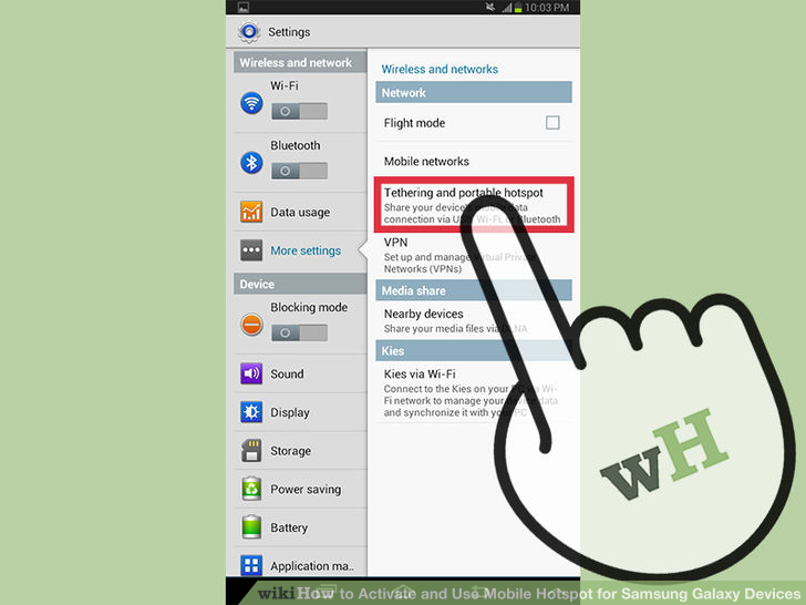 Image titled Activate and Use Mobile Hotspot for Samsung Galaxy Devices Step 4