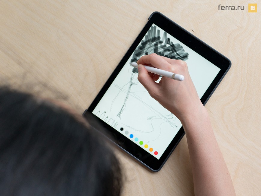 Рисование в заметках на iPad Pro