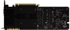 Оборотная сторона NVIDIA GeForce GTX 1080 Founders Edition