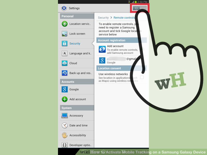 Image titled Activate Mobile Tracking on a Samsung Galaxy Device Step 4