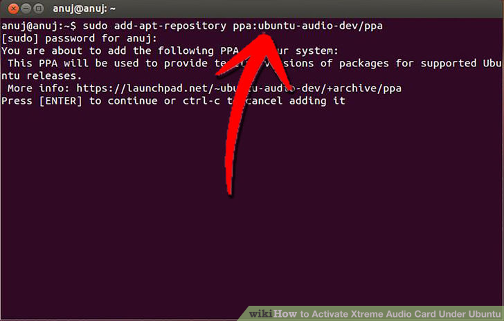 Image titled Activate Xtreme Audio Card Under Ubuntu Step 1