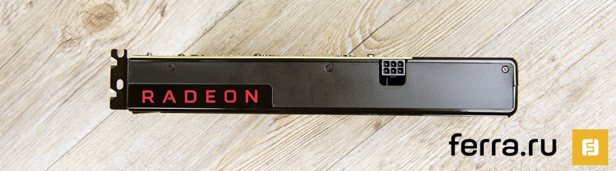 AMD Radeon RX 480, вид сверху