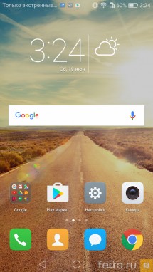 Интерфейс Android 6.0 в Honor 5C