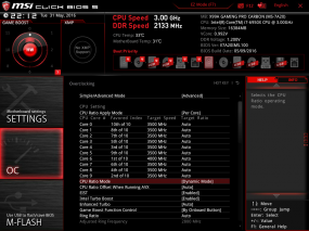 BIOS материнской платы MSI